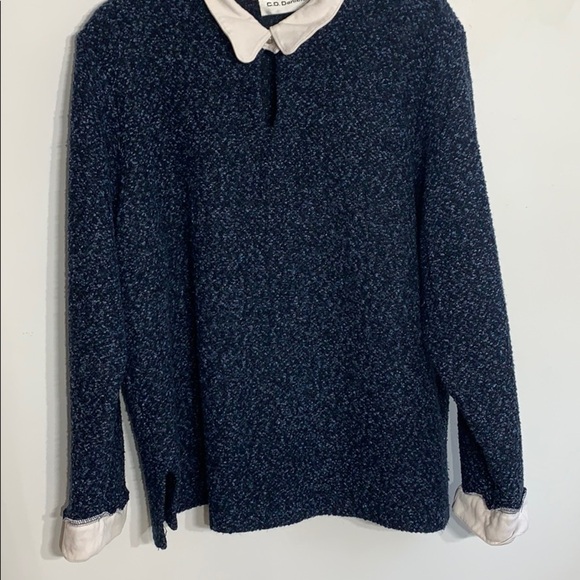 Vintage Navy blue Teddy Collar Pullover Sweater XL women’s - Picture 7 of 10